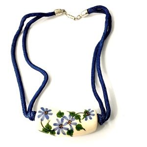 🔥🔥🔥1970s Ceramic Bead Necklace